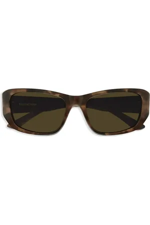 Balenciaga Sonnenbrille mit eckigem Gestell