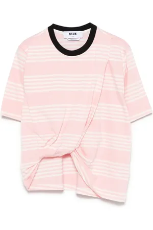 Msgm Gestreiftes T-Shirt