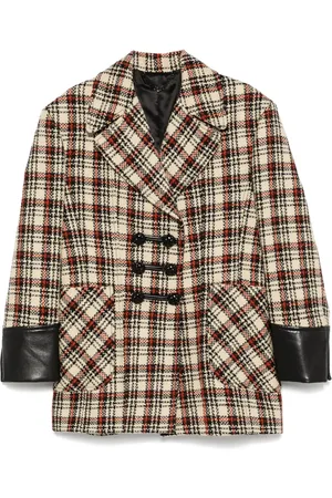 Paco rabanne Karierte Cabanjacke