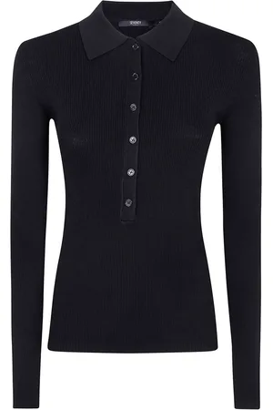 SEVENTY BY SERGIO TEGON Poloshirt aus geripptem Strick