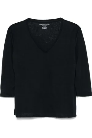 Majestic T-Shirt mit Slub-Struktur