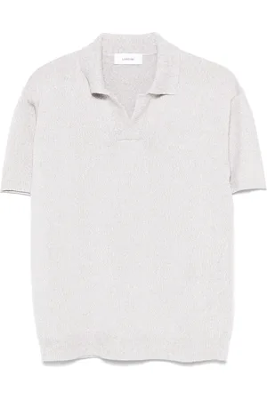 LARDINI Gestricktes Poloshirt