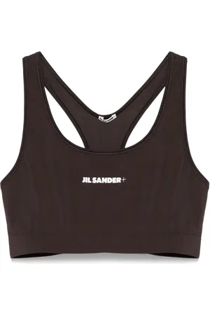 Jil Sander Sport-BH mit Logo-Print