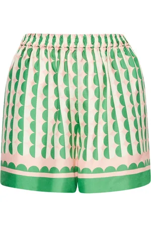 Oscar de la Renta Shorts mit geometrischem Muster