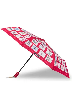 Moschino Regenschirm mit Alphabet-Print