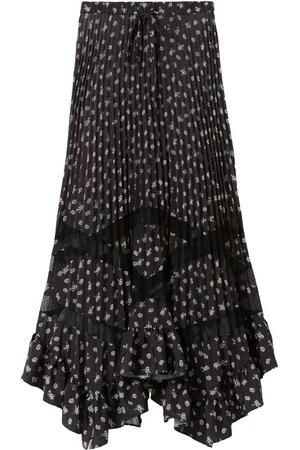 Claudie Pierlot Faltenrock mit Blumen-Print
