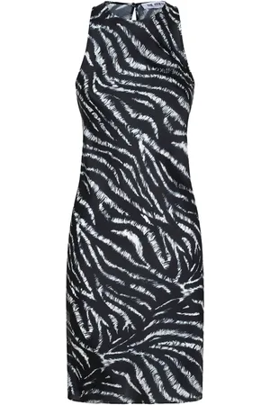 The Attico Minikleid mit Zebra-Print