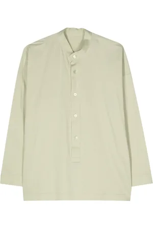Issey Miyake Hemd mit Stehkragen