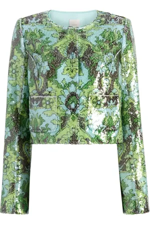 Cinq A Sept Damask Aspen Jacke mit Pailletten