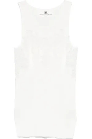 ERMANNO SCERVINO Tanktop mit flroaler Applikation