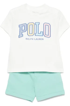 Ralph Lauren Shorts-Set mit Logo-Stickerei