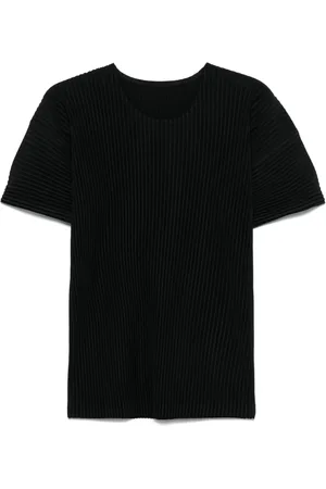 Issey Miyake Plissiertes T-Shirt