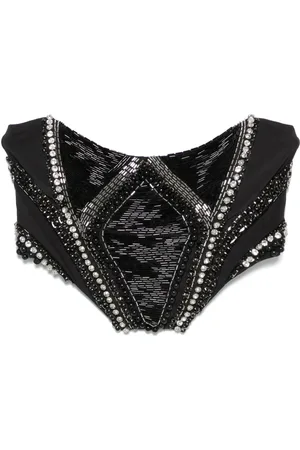 Patrizia Pepe Top mit Strass
