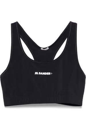Jil Sander Sport-BH mit Logo-Print