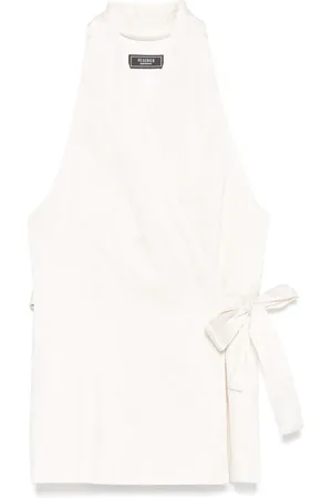 PESERICO SIGN Satin-Weste mit Knitteroptik