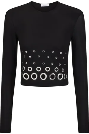 Paco rabanne Cropped-Top mit Ösen