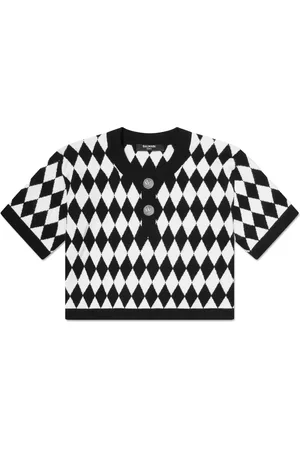 Balmain Oberteil mit Argyle-Muster