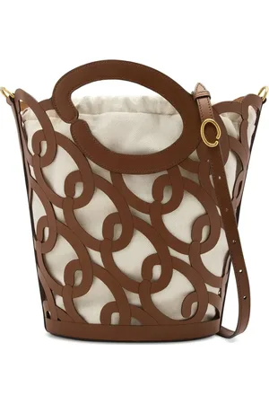 Oscar de la Renta Beuteltasche aus Leder
