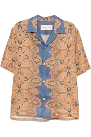 VALENTINO GARAVANI Bowlinghemd mit Voyage Imaginaire-Print