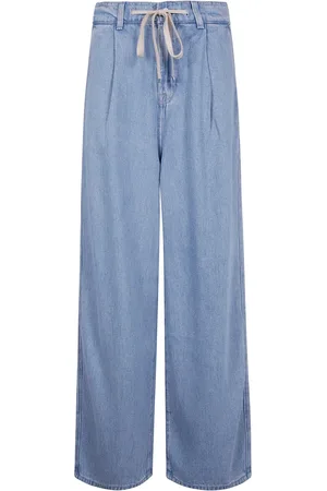 7 for all Mankind Halbhohe Straight-Leg-Jeans