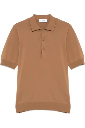 LARDINI Fein gestricktes Poloshirt