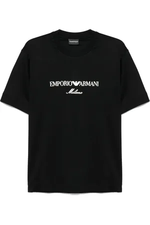 Emporio Armani T-Shirt mit Logo-Stickerei