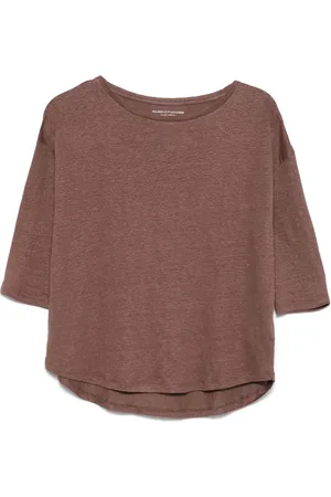 Majestic T-Shirt mit Slub-Struktur