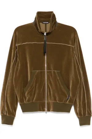 Tom Ford Veloursjacke mit Reißverschluss