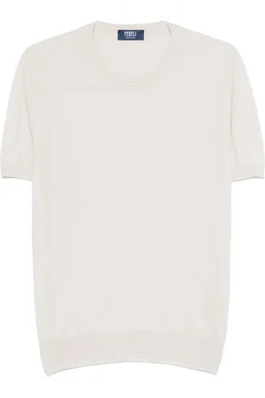 FEDELI Fein gestricktes T-Shirt