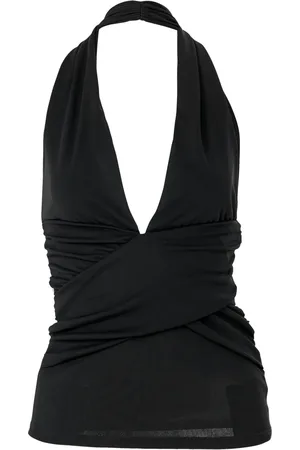 Carolina Herrera Gerafftes Top mit Neckholder