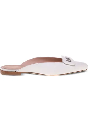 Alberta Ferretti Flache Mules mit Verzierung