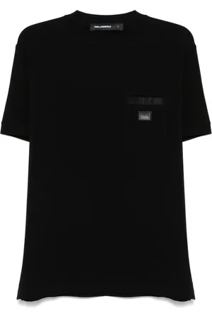 Karl Lagerfeld T-Shirt mit Logo-Schild