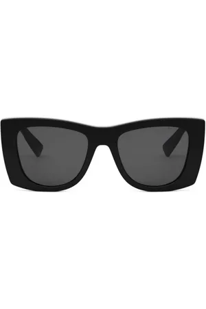 Bvlgari Sonnenbrille mit eckigem Gestell