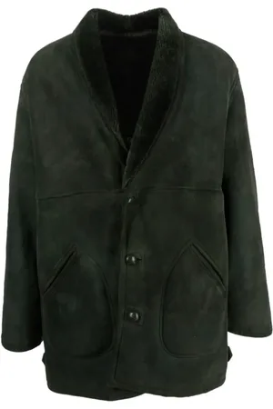 Burberry 2000 Mantel aus Shearling