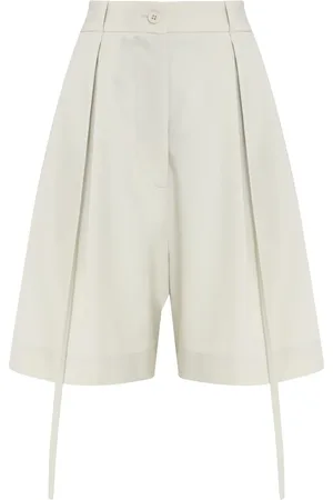 Gloria Coelho Weite Shorts mit Bundfalten