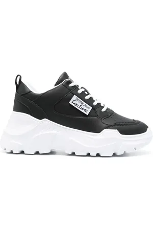 VERSACE Sneakers mit Kontrasteinsätzen