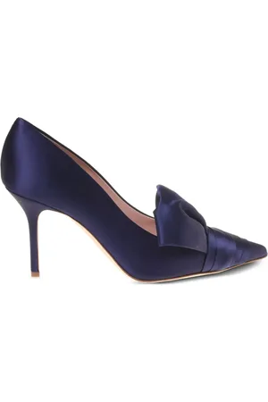 Alberta Ferretti Pumps aus Satin mit Falten