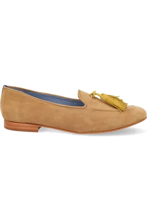 Blue Bird Loafer aus Wildleder mit Quasten