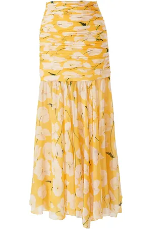 Carolina Herrera Midirock mit Blumen-Print