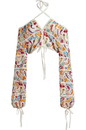 Etro Oberteil mit Paisley-Makramee