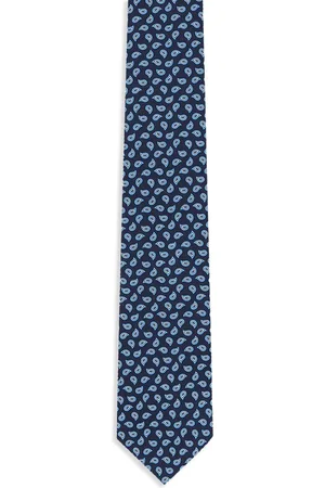Ermenegildo Zegna Seidenkrawatte mit Jacquardmuster