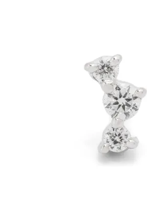 Maria Black 14K white gold Fuzzy Flare diamond single earring
