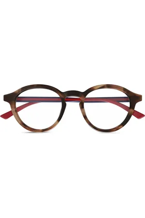 Gucci Brille mit rundem Gestell