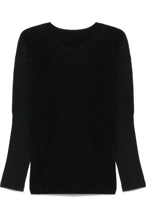 Issey Miyake Plissiertes T-Shirt
