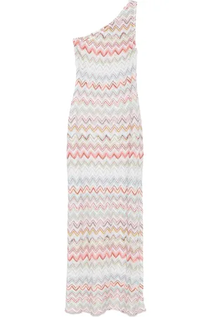 Missoni Maxikleid mit Zickzackmuster