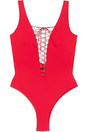 Noire Swimwear Badeanzug mit Schnürung
