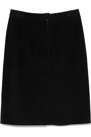 Burberry 1990s Midirock aus Cord