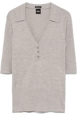 HUGO BOSS Fein gestricktes Poloshirt