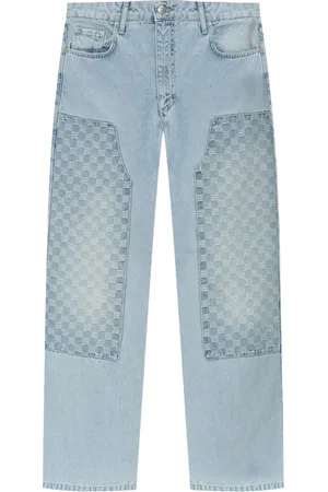 MISBHV Jeans mit Monogrammmuster
