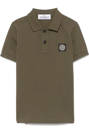 Stone Island Poloshirt mit Kompass-Motiv